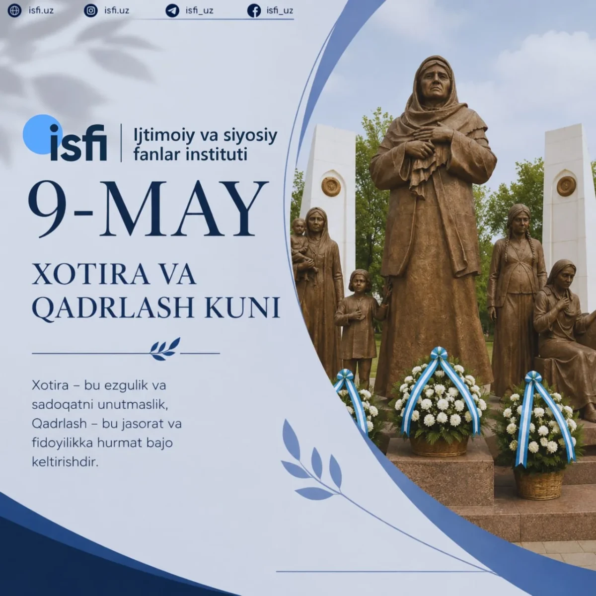 May 9 — Day of Remembrance and Honor